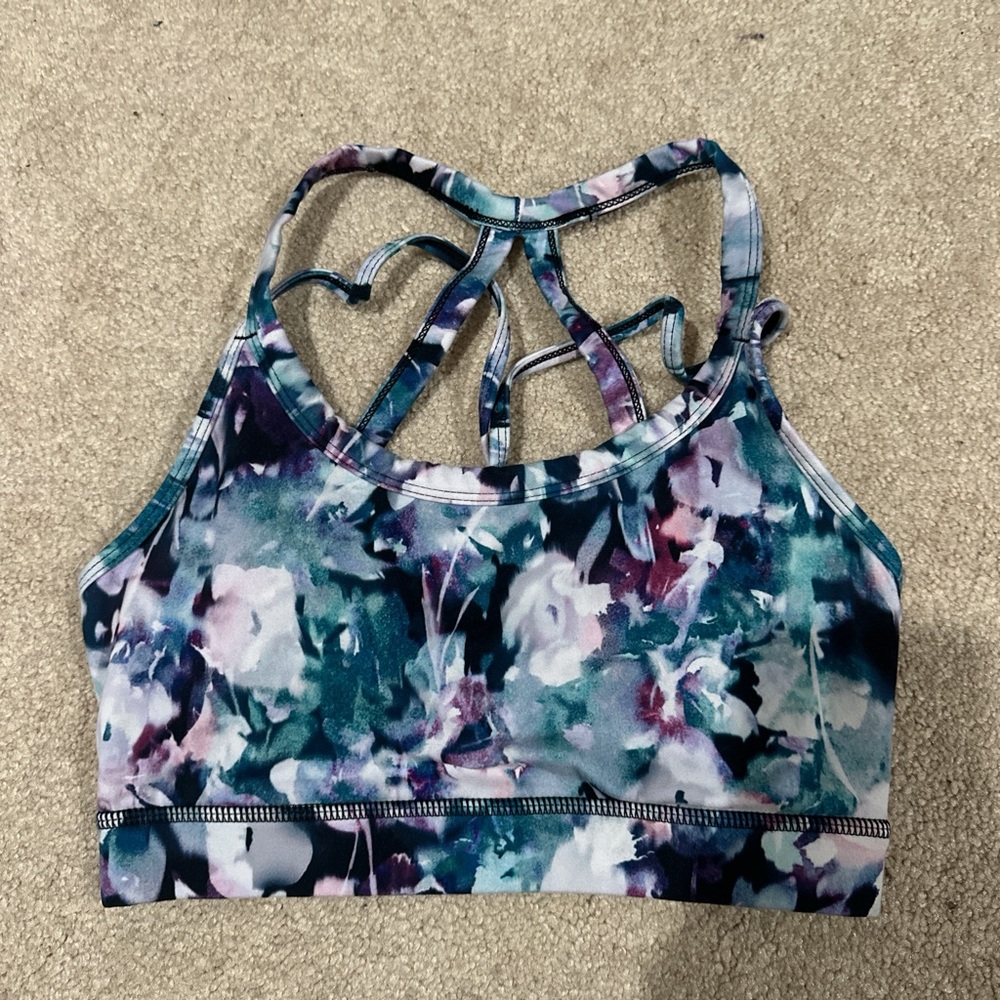 GAIAM Multicolor Floral Sports Bra